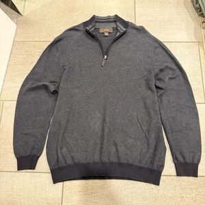 Tasso Elba Men's Charcoal Half-Zip Sweater